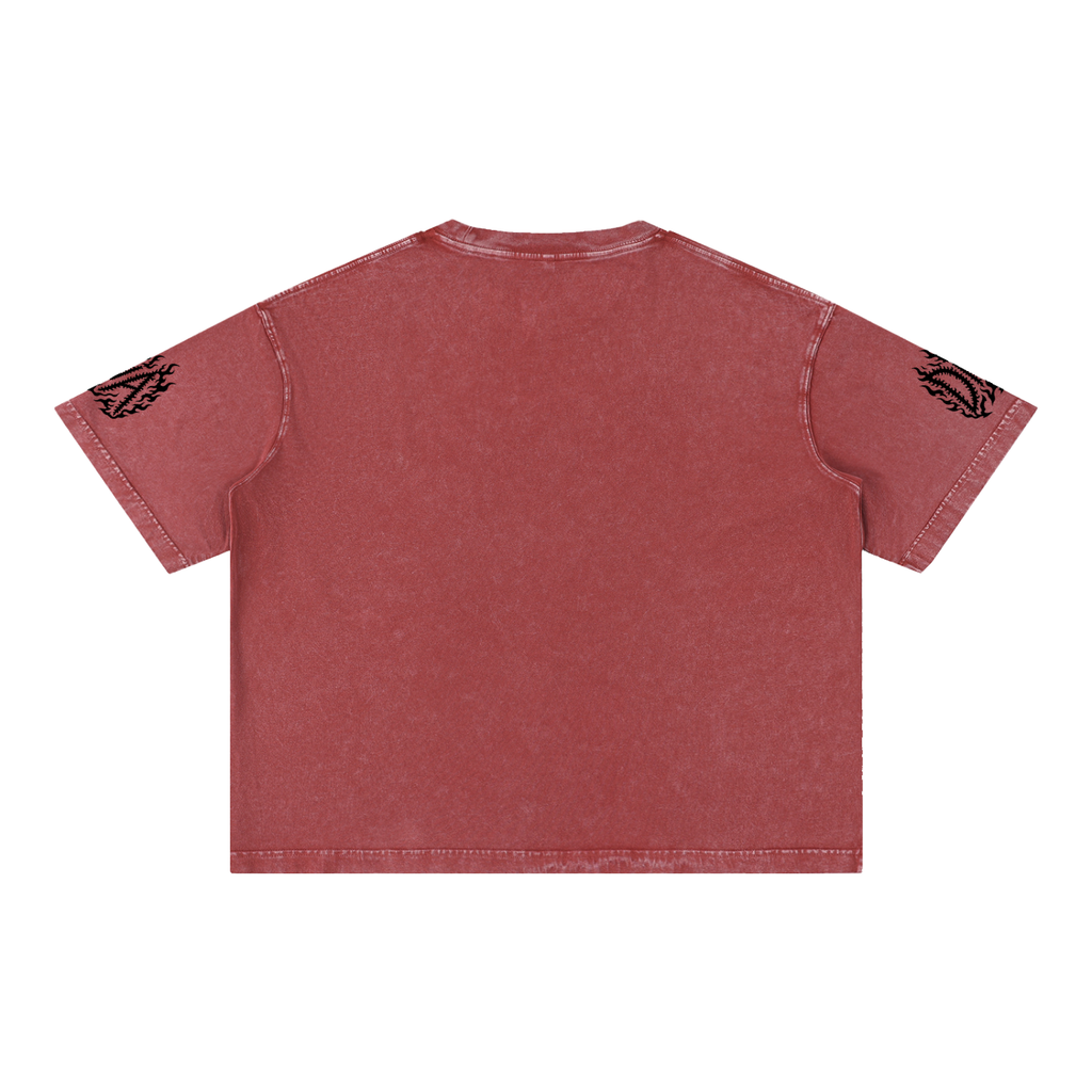 DIVA Mineral Wash Boxy Cotton T-Shirt