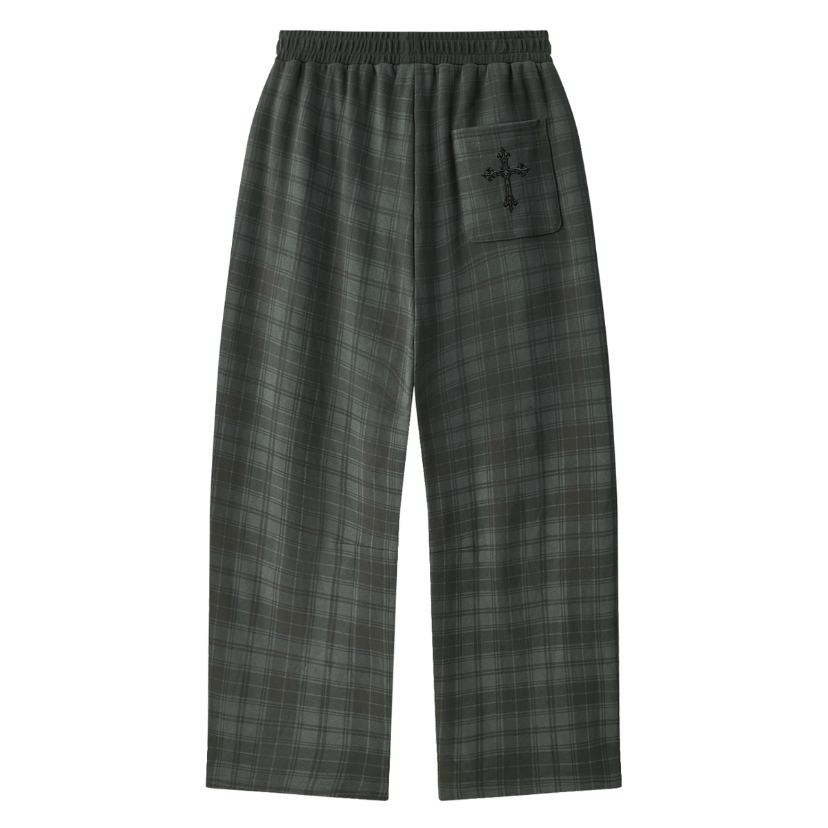 CROSS Unisex Plaid Straight Leg Pants