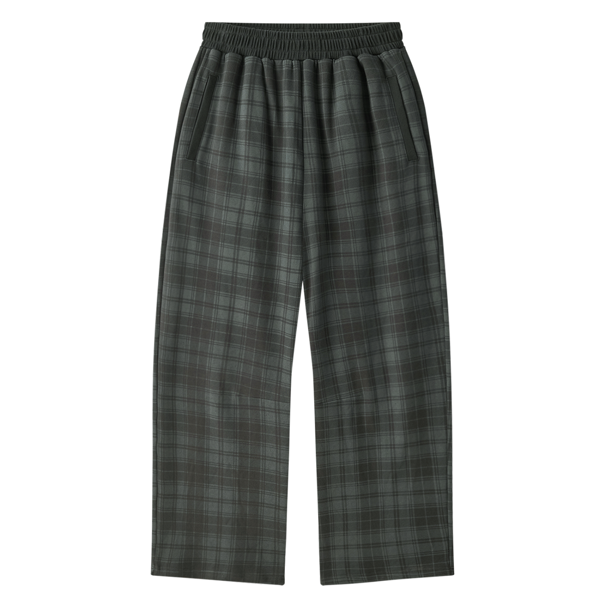CROSS Unisex Plaid Straight Leg Pants