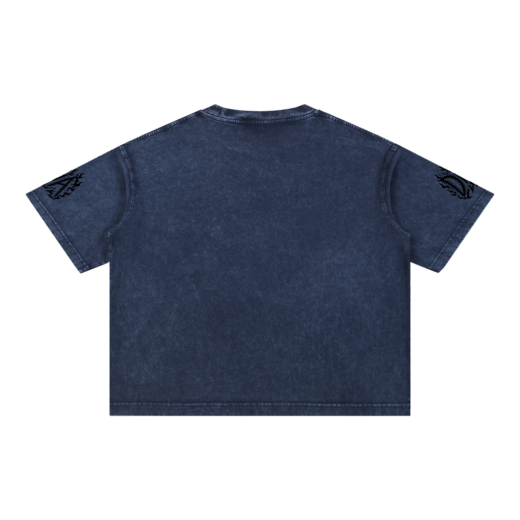 DIVA Mineral Wash Boxy Cotton T-Shirt