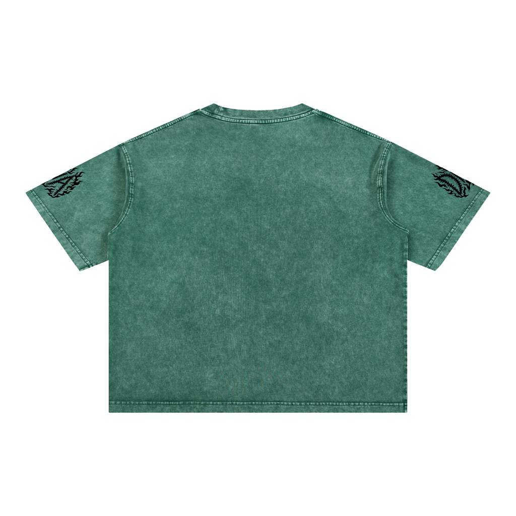 DIVA Mineral Wash Boxy Cotton T-Shirt